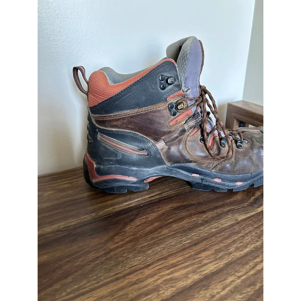 Keen Utility Mens 12D Brown Leather Waterproof Work Boots‎ ASTM F2892-18 EH